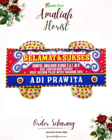 Papan Bunga Ucapan Selamat Genuksari